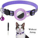 Reflective Cat Collar with AirTag Holder and Bell
