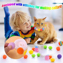 Interactive Cat Pom-Pom Launcher & Fetch Gun
