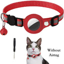 Reflective Cat Collar with AirTag Holder and Bell