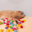 Interactive Cat Pom-Pom Launcher & Fetch Gun