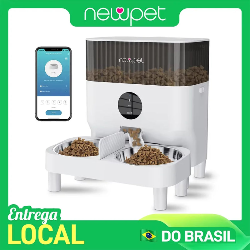 Smart WiFi Double-Bowl Automatic Pet Feeder