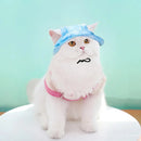 Adjustable Pet Sun Hat for Cats and Small Dogs